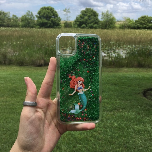 Ariel From The Little Mermaid Glitter Disney iPhone Case - Picture 2 of 15